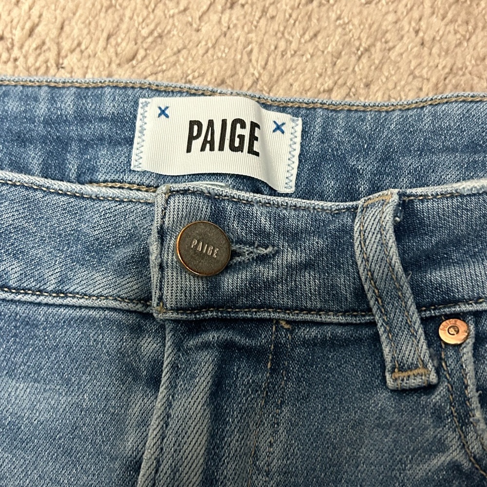 Paige Cindy straight leg jeans, cropped length, size 29 - Picture 7 of 10